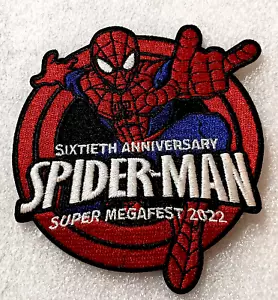 Super Megafest 60th Anniversary Spider-Man 2022 Patch Neu Neu aus altem Lagerbestand - Bild 1 von 7