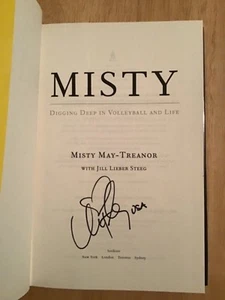 SIGNED by Misty May-Treanor - misty Digging Deep in Volleyball & Life HC 1st Pic - Picture 1 of 11
