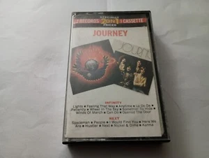 Journey 2 on 1 CASSETTE TAPE Infinity / Next WHEEL IN THE SKY Lights - Picture 1 of 5