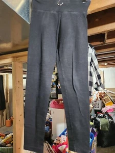 Girls Black Justice Leggings Size 10 - Picture 1 of 4