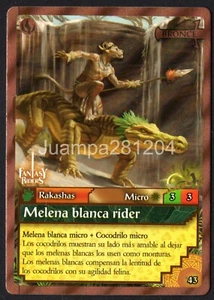 MELENA BLANCA RIDER #43 CROMO FANTASY RIDERS 3 EL RESURGIR DE LOS DRAGONES 2021 - Picture 1 of 2