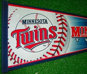 Minnesota Twins 2006 Felt Pennant Full Size 30" MLB Baseball Vintage Ships Fast - Picture 1 of 2