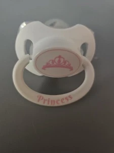 Princess Adult Sized Pacifier Little For Big LB-P88 Free Ship - Picture 1 of 12