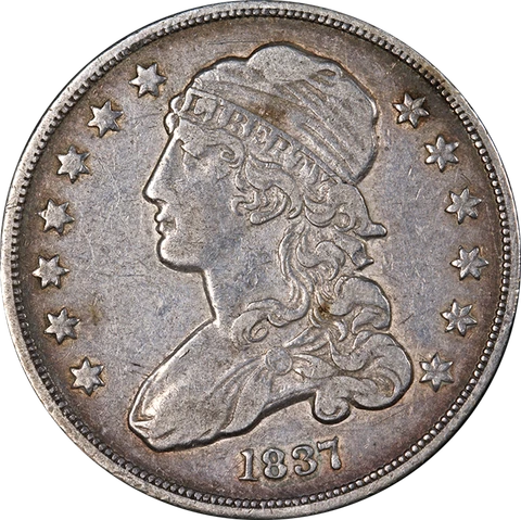 1837 Bust Quarter Choice XF Superb Eye Appeal Strong Strike Cover