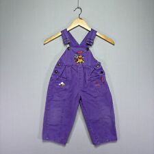 VTG Disney Winnie the Pooh Tigger Bib Overalls - Purple - Toddler Girls 2T