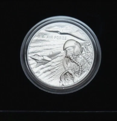 2022 U.S. Air Force Armed Forces One-Ounce Silver Medal - Image 1 of 4