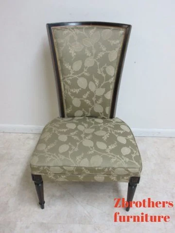 Vintage French Regency Boudoir Lounge Fireside Chair Cover