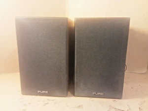 Pure 12M21 Coppia Di Altoparlanti Da Libreria, 8Ohms 40W Per Altoparlante, Funzionanti - Foto 1 di 10
