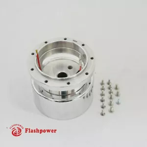Adaptador de cubo de volante de 9 pernos inclinable telescópico GM Buick Cadillac pulido - Imagen 1 de 5