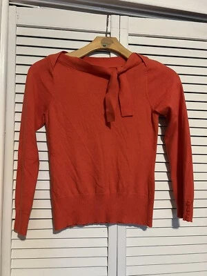 L.L. Camisa suéter feminina BEAN tamanho XS XSmall mistura de cabelo de coelho manga 3/4 - Imagem 1 de 4