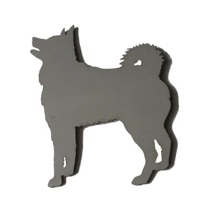 2p Stainless Steel Husky Dog Emblem by Luxury FX - Foto 1 di 4