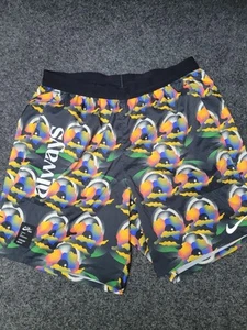 Nike AIR Dri-FIT Shorts Medium All Ways Jordan Moss Floral Graphic Running MENS - Picture 1 of 13