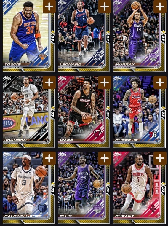 [DIGITAL] Topps NBA - Base 26 S1 - Tier 5 Gold - K to Z - Pick - Image 1 of 1