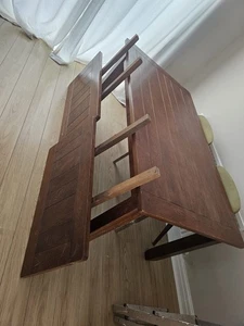 Solid Oak M&S Extending Dining Table - Picture 1 of 2