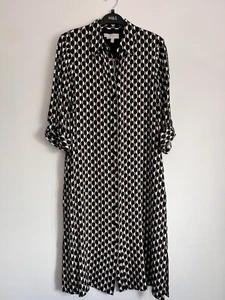 Woman’s Stunning Hobbs Button Up Patterned Dress Size 12 - Picture 1 of 6