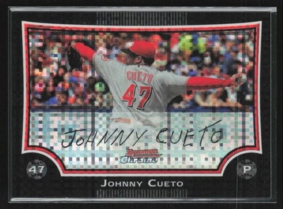 Johnny Cueto 2009 Bowman Chrome X-Fractor /250 #112 Cincinnati Reds - Image 1 of 2