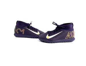 Nike Jr Mercurial Superfly 10 Club Kylian Mbappé Rasen Fußballschuhe Große Kinder 4,5 Jahre - Bild 1 von 13