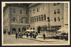 AK Regensburg, An der Heuport, Patrizierhaus aus dem 14. Jahrhundert - Picture 1 of 2
