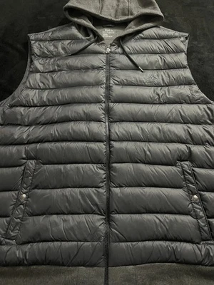 Chaleco acolchado Polo Ralph Lauren con capucha para hombre 3xb negro Foto 1 de 4