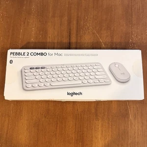 Logitech Pebble 2 Kabellose Tastatur Maus Combo für MAC Tonal White 920-012201 - Bild 1 von 5