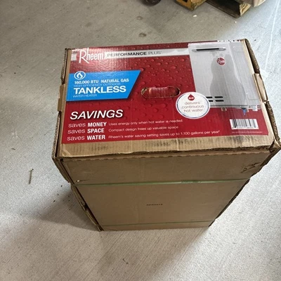 Calentador de agua Rheem Plus 7,0 GPM exterior gas natural sin tanque ECO160XLN-3 Foto 1 de 4