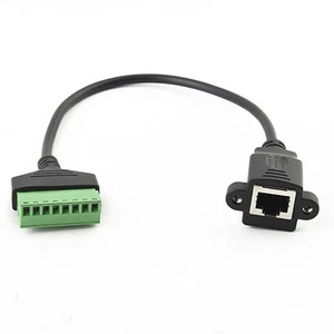 User Friendly 30cm For RJ45 Female Connector Block for Networking Efficiency - Afbeelding 1 van 7