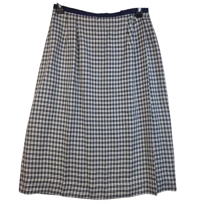 Falda a Cuadros Susan Bristol Vintage Talla 8 ALine Clásica Preppy Mod Careerchic Nueva Foto 1 de 4