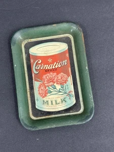 Vintage CARNATION MILK Advertising Tip Tray Tin Collectible - Picture 1 of 6