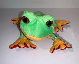 Ganz Webkinz Lil' Kinz Plush Tree Frog Stuffed Animal Toy Sealed Code - Picture 1 of 6