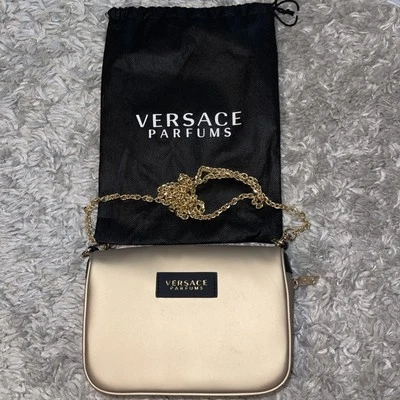 NWOT Versace Fragrance Gold Clutch Shoulder Crossbody Handbag - Image 1 of 4