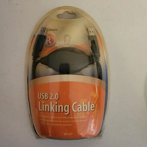 Cable de conexión Radio Shack USB 2.0 26-725 USB-A macho compartidor de archivos transferencia de datos  - Imagen 1 de 5