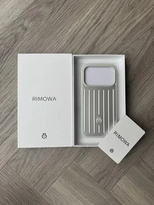 RIMOWA For Apple iPhone 17 Pro Max Silver Aluminium Phone Case - Bild 1 von 4