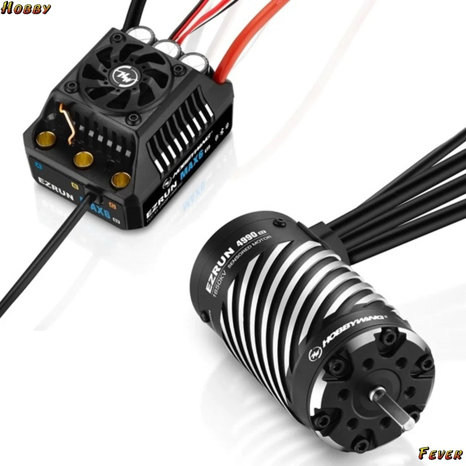 Hobbywing HWI38010803 Ezrun MAX6 G2 Combo - MAX 4990 SD 1650Kv G2 MOTOR (3-8S)