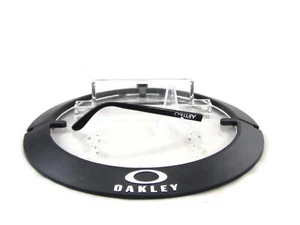 Oakley Rasierklinge rechter Arm NUR mattschwarz/weiß Druck KEINE Sonnenbrille TEILE - Bild 1 von 1