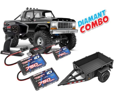 Traxxas TRX-4M Ford F150 High Trail schwarz Diamant Combo TRX97044-1-BLK-DIAM... - Bild 1 von 4
