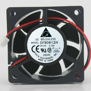 Cooling Fan DFB0612H Chassis Cooler for Delta 12V 0.15A 60*60*25mm 2pin - Picture 1 of 4