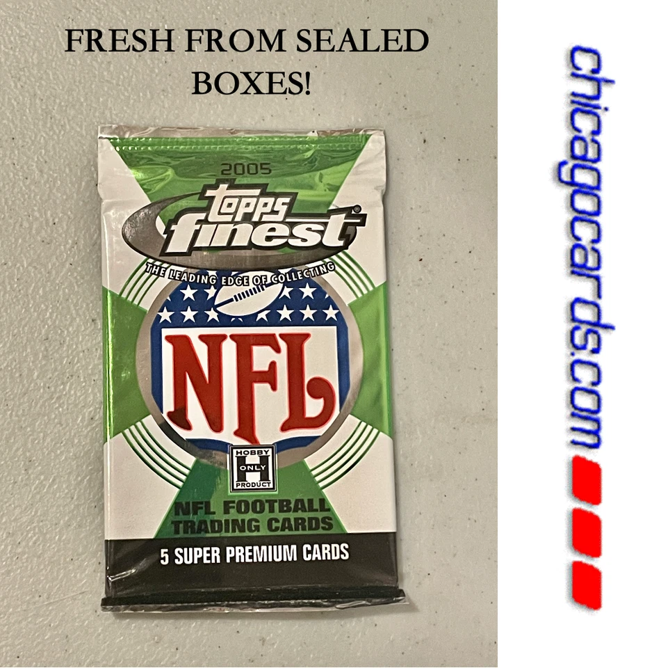 2005 Topps Finest Hobby Pack Kook4 Aaron Rodgers Rookie AUTO Tom Brady XFractor - Image 1 of 4