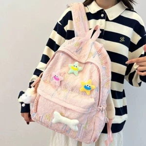 Fashion Travel Backpack Large Capacity Girls Rucksack Outing - Picture 1 of 17