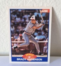 1989 Score BRADY ANDERSON MLB Baltimore Orioles CF Baseball Card # 563   B