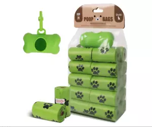 More details for 20 rolls 300 bags eco friendly uk pet dog poo bags strong waste  doggy poop bag