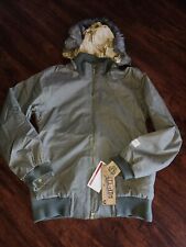 NEW FOURSQUARE GOLD LABEL OUTWEAR SNOWBOARDING MEN'S  JACKET GREEN, SIZE LARGE,