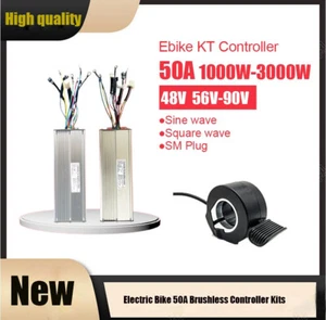 Kit conversione bici elettrica 50A regolatore brushless 48V/60V/72V/90V Ebike SDE - Foto 1 di 19
