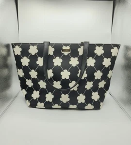 Kate Spade Grant Street Jules Floral Black & White Large Handbag - Picture 1 of 18