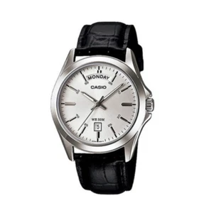 Casio Men's Leather Wrist Watch MTP-1370L-7A - Picture 1 of 2