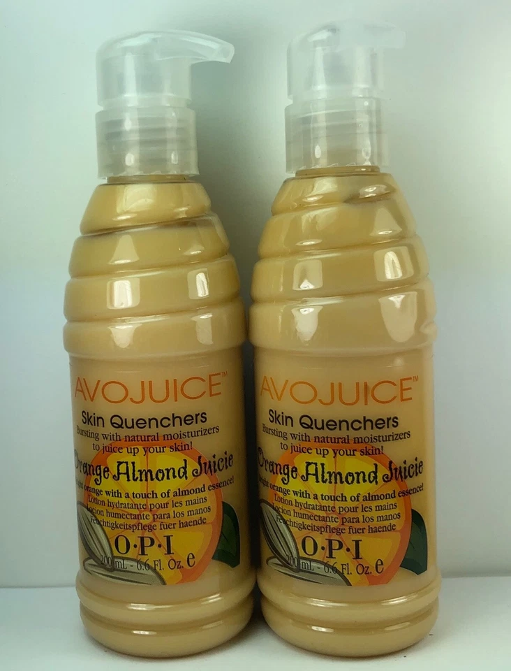 Loción para manos y cuerpo OPI Avojuice Skin Quenchers ALMENDRA NARANJA 200 ml - 6,6 fl. oz Foto 1 de 1