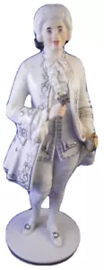 Vintage Augarten Wien Vienna Porcelain Gentleman Figure Figurine Porzellan Figur - Picture 1 of 13