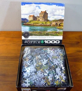 Eilean Donan Castle Scotland Eurographics 1000 Piece Jigsaw Puzzle complete - Picture 1 of 1