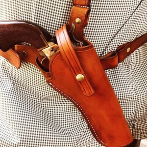 Funda para pistola de cuero vintage - Imagen 1 de 3