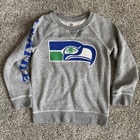 L Seattle Seahawks Junkfood NFL Football Women’s Girls Sweatshirt Cover