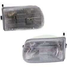Headlight Set For 94 95 96 97 Mazda B2300 Left and Right With Bulb 2Pc